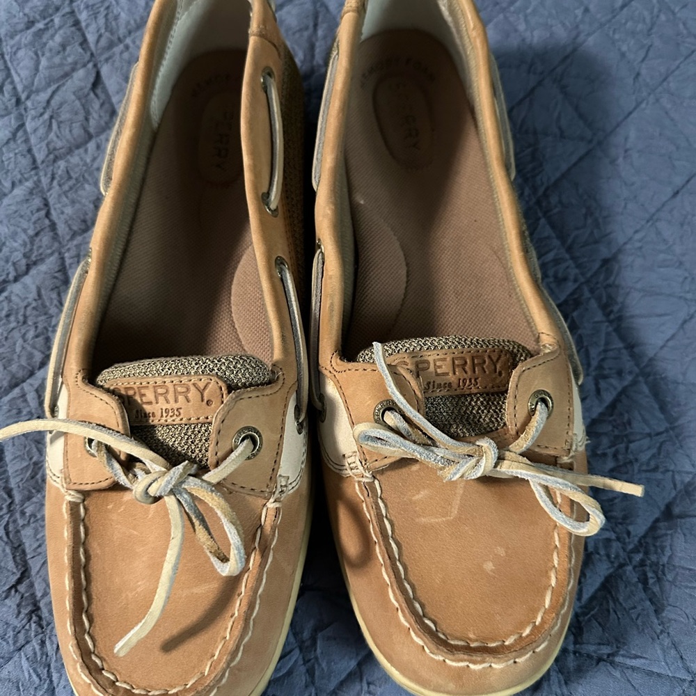 Sperry Light Brown Boat Shoes